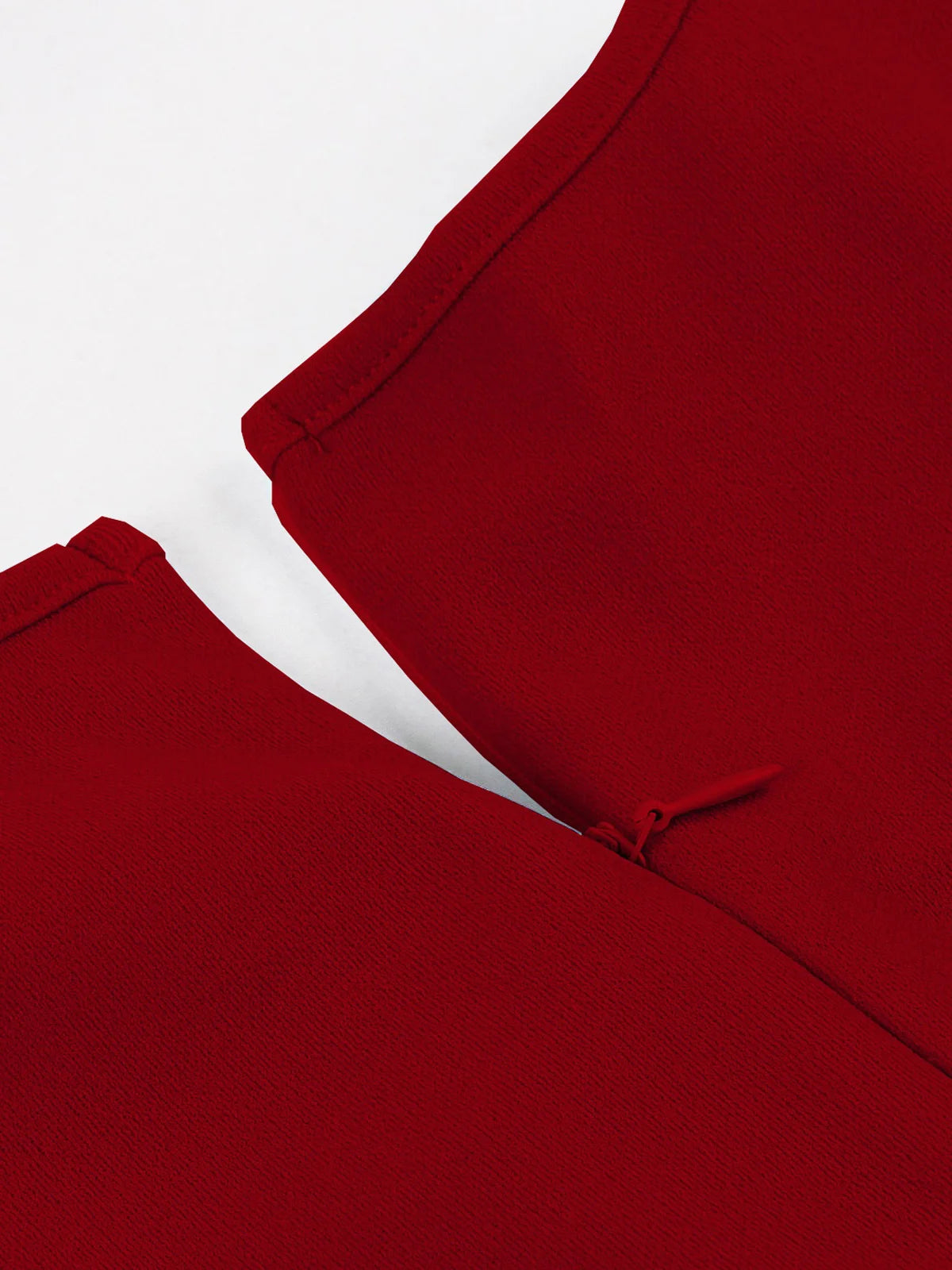 Tonval O-Neck Knot Front High Waist Elegant Solid Tiered Dress 2025 Women Short Sleeve Vintage A-Line Long Dresses