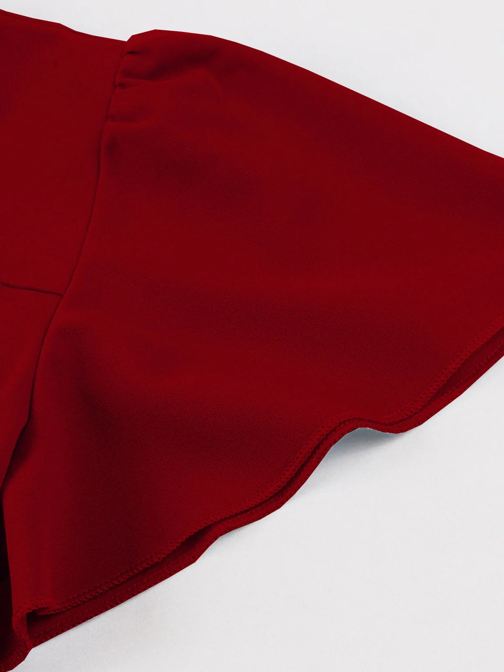 Tonval O-Neck Knot Front High Waist Elegant Solid Tiered Dress 2025 Women Short Sleeve Vintage A-Line Long Dresses